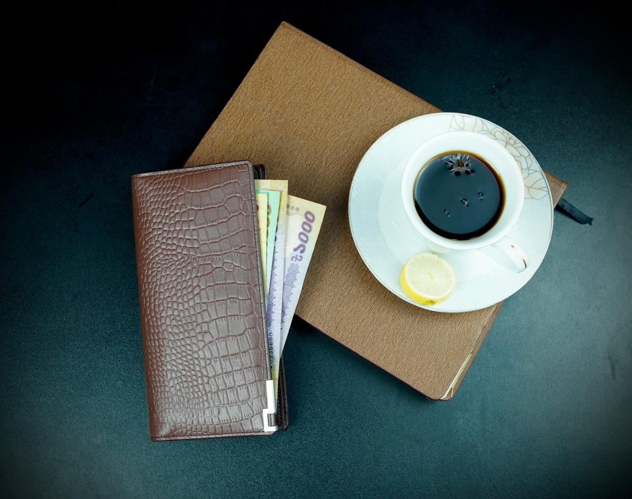 JP Leather Long Crocodile Wallet - 14S1Z